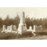 "Kosak-Emlékmű", Oroszország, 1. világháború, monarchia, 1915. október 15, 1910-es évek, Eredeti fotó, papírkép, hátulján magyarul feliratozva.  