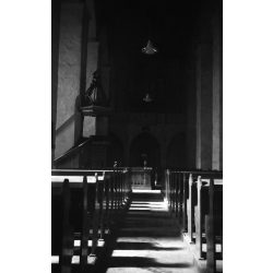   Az avasi templom belső tere, Miskolc, református egyház, vallás, Horthy-korszak, helytörténet, 1930-as évek,  Eredeti nagyméretű fotó negatív!     
