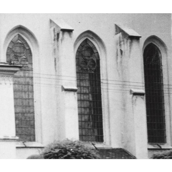 Gót székesegyház a XIV. századból, Rozsnyó, Felvidék, utcakép, Horthy-korszak, templom, egyház, vallás, helytörténet, 1935., 1930-s évek, Eredeti fotó, papírkép.   