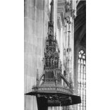 A Szent Erzsébet-székesegyház belseje, oltára, Kassa, Felvidék, utcakép, Horthy-korszak, templom, egyház, vallás, helytörténet, 1935., 1930-s évek, Eredeti fotó, papírkép.  