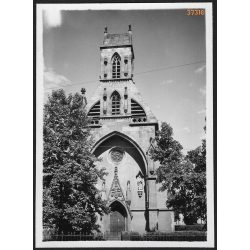   A Szent Mihály-kápolna, Kassa, Felvidék, utcakép, Horthy-korszak, kápolna, egyház, vallás, helytörténet, 1935., 1930-s évek, Eredeti fotó, papírkép.  