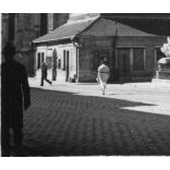 Az Orbán torony, Kassa, Felvidék, utcakép, Horthy-korszak, építészet, templom, egyház, vallás, helytörténet, 1935., 1930-s évek, Eredeti fotó, papírkép.   