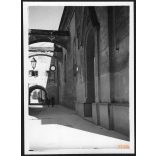 Felvidéki utcakép, Kassa, Felvidék, utcakép, Horthy-korszak, épületek, lámpa, helytörténet, 1935., 1930-s évek, Eredeti fotó, papírkép.   