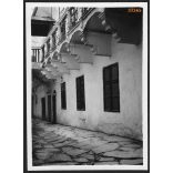 Andrássy István házának udvara, Lőcse, Felvidék, utcakép, Horthy-korszak, építészet, épület, helytörténet, 1935., 1930-s évek, Eredeti fotó, papírkép.  