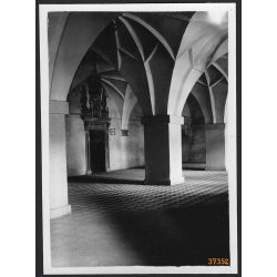   A lőcsei városháza előcsarnoka, Lőcse, Felvidék, utcakép, Horthy-korszak, építészet, helytörténet, 1935., 1930-s évek, Eredeti fotó, papírkép.  