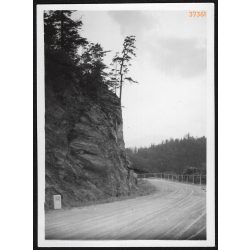   Utazás, Csütörtökhelytől - Sztracenáig, Felvidék, utcakép, Horthy-korszak, természet, út, helytörténet, 1935., 1930-s évek, Eredeti fotó, papírkép.   