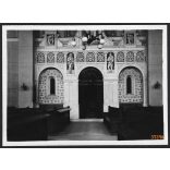 Thököly Imre sírboltjának bejárata a késmárki Evangélikus templomban, Késmárk, Felvidék, utcakép, Horthy-korszak, sírbolt, templom, egyház, vallás, helytörténet, 1935., 1930-s évek, Eredeti fotó, 