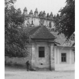 A késmárki Thököly-vár, Késmárk, Felvidék, utcakép, Horthy-korszak, építészet, vár, helytörténet, 1935., 1930-s évek, Eredeti fotó, papírkép. 