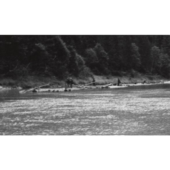 Tutajjal a Dunajecen, Felvidék, utcakép, Horthy-korszak, kirándulás, természet, folyó, helytörténet, 1935., 1930-s évek, Eredeti fotó, papírkép. 