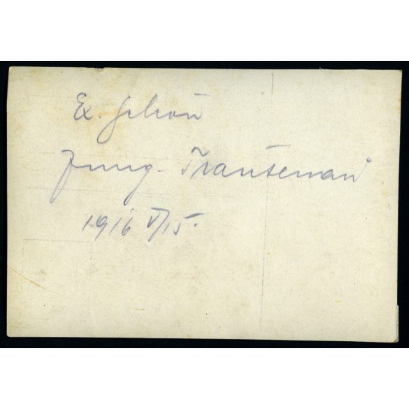 Tábornok, K.u.K. magyar katonatisztek egyenruhában, 1. világháború, monarchia, hadtörténet, 1916. május 15., 1910-es évek, Eredeti fotó, hátulján feliratozott papírkép.  