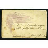 Dunky fivérek műterem, Kolozsvár, Erdély, elegáns hölgy portréja, 1893, 1890-es évek, Eredeti CDV, hátulján feliratozott vizitkártya fotó.   