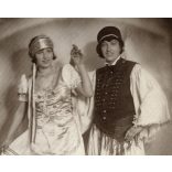 Photo Sonya műterem, Budapest, lányok magyaros ruhában, lány fiú ruhában, népviselet, különös, Horthy-korszak, 1930-as évek, Eredeti fotó, jelzett papírkép.  