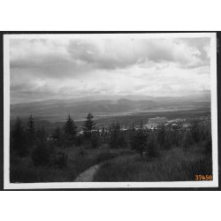   Látkép Tátrafüredre, Tátra, Felvidék, Horthy-korszak, természet, turizmus, helytörténet, 1935., 1930-s évek, Eredeti fotó, papírkép.   