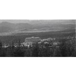 Látkép Tátrafüredre, Tátra, Felvidék, Horthy-korszak, természet, turizmus, helytörténet, 1935., 1930-s évek, Eredeti fotó, papírkép.   