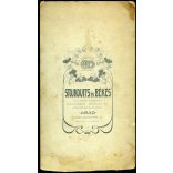 Nagyobb méret, Stojkovits és Békés műterem, Arad, Erdély, esküvő, menyasszony, vőlegény, bajusz, ünnep, monarchia, helytörténet, 1900-as évek, Eredeti  kabinetfotó, alja vágott, felső sarka sérült.  