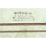 Nagyobb méret, Tóth műterem, T.St.Miklos, Törökszentmiklós, gazdák csizmában, ünneplő ruhában, csizma, retusált bajusz, monarchia, Jász-Nagykun-Szolnok megye, helytörténet,  1890-es évek, Eredeti fotó