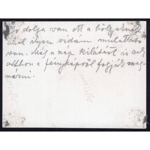 Selmecbánya látképe, háttérben az Újvár (Leányvár), Selmecbánya, Felvidék, utcakép, Horthy-korszak, kirándulók, város, építészet, helytörténet, 1935., 1930-s évek, Eredeti fotó, papírkép.  