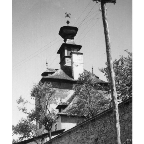 A Klopacska Selmecbányán, Selmecbánya, Felvidék, utcakép, Horthy-korszak, épület, építészet, helytörténet, 1935., 1930-s évek, Eredeti fotó, papírkép.   