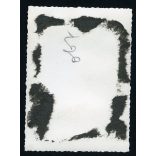 Elegáns hölgy kutyával egy diplomata Mercedes Benz gépkocsiban, magyar zászló, jármű, közlekedés, Horthy-korszak, 1940-es évek, Eredeti fotó,  papírkép. 