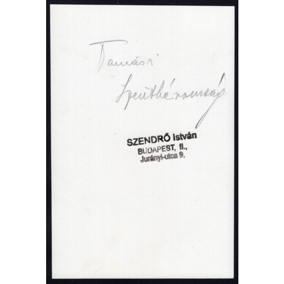 Nagyobb méret, Szendrő István fotóművészeti alkotása, Szentháromság-szobor Tamásiban, Tamási, Tolna megye, 1930-as évek. Eredeti, pecséttel jelzett fotó, papírkép. 