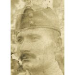 Magyar katona, Janka Sándor egyenruhában, érdemrend, 1. világháború, monarchia, 1910-es évek, Eredeti fotó, hátulján feliratozott papírkép. 