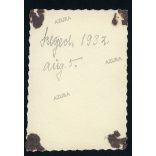 Pár fürdőruhában, Szeged, Tisza-part, vitorlás hajó, strand, fürdőélet, Horthy-korszak, helytörténet, Csongrád megye, 1932, 1930-as évek, Eredeti fotó, papírkép.  