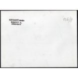 Nagyobb méret, Szendrő István fotóművészeti alkotása, földművelés állatokkal, szürke szarvasmarha, 1930-as évek. Eredeti, pecséttel jelzett fotó, papírkép, Agfa Brovira papíron.