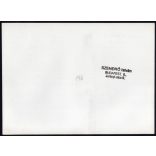 Nagyobb méret, Szendrő István fotóművészeti alkotása, a városligeti Iparcsarnok a 2. világháború után, Budapest, épület, szerkezet, 1945., 1940-es évek. Eredeti, pecséttel jelzett fotó, papírkép. 