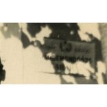 vámbemondóőrs. Barabás, magyar vámtiszt (katona?) egyenruhában, utcakép, épület, Horthy-korszak, helytörténet, 1930-as évek, Szabolcs-Szatmár-Bereg megye, Eredeti fotó, papírkép, hátulján ragasztásnyo