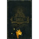 Ürmösi műterem, Nagybánya, Felvidék, elegáns nő gyönyörű ruhában, monarchia, helytörténet, 1880-as évek, Eredeti CDV, vizitkártya fotó, felülete kopott, hátulja sérült. 