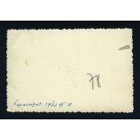 Fürdőzők a strand büfében, Lupa-sziget (Luppa), Budakalász, Duna, fürdőruha, vendéglátás, Horthy-korszak, helytörténet, Pest megye, 1943., 1940-es évek, Eredeti fotó, papírkép. 