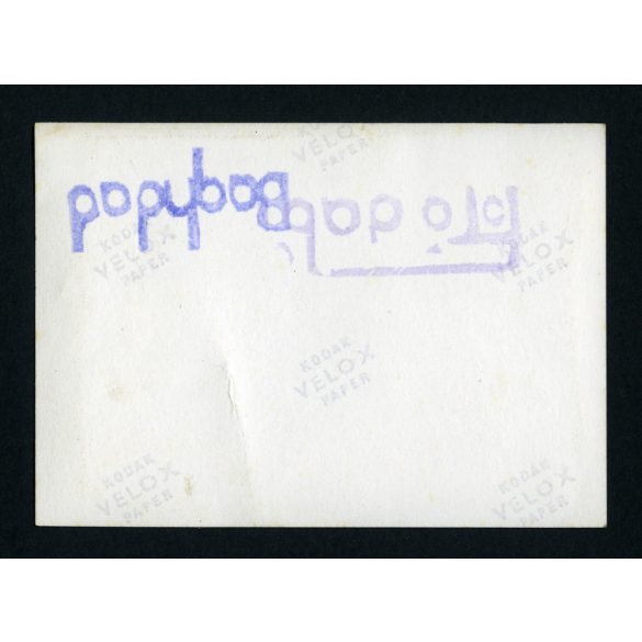 Ikarus autóbusz iraki rendszámmal, Irak, jármű, közlekedés, szocializmus, 1960-as évek, Eredeti fotó, pecséttel jelzett papírkép. 