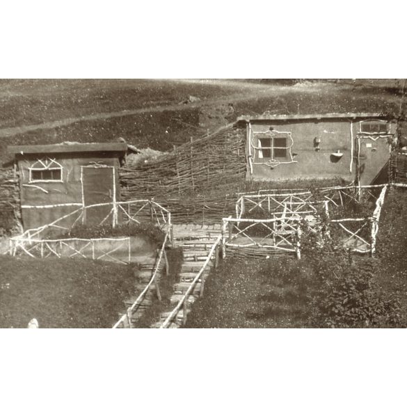 Magyar katonai bázis Jung-Trautenau-nál, egyenruha, 1. világháború, monarchia, 1916. május 15., 1910-es évek, Eredeti fotó, papírkép.  