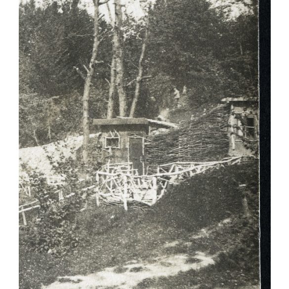 Magyar katonai bázis Jung-Trautenau-nál, egyenruha, 1. világháború, monarchia, 1916. május 5-25., 1910-es évek, Eredeti fotó, papírkép. 