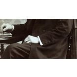 Némethi műterem, Ungvár, Kárpátalja, elegáns házaspár portréja, monarchia, helytörténet, 1907.  1900-as évek, Eredeti, hátulján feliratozott kabinetfotó. 