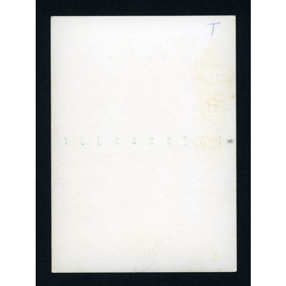 Férfi MZ TROPHY 250-es motorkerékpáron, kirándulás, jármű, közlekedés, szocializmus, 1970-es évek. Eredeti fotó, papírkép.  