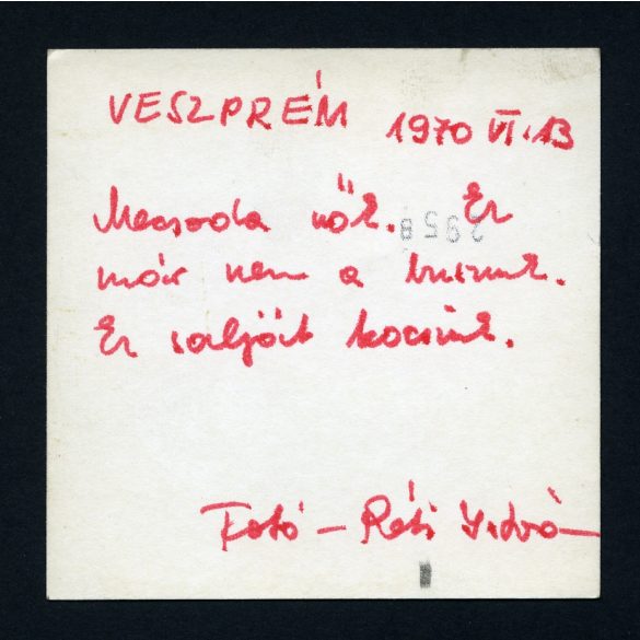 Csinos lányok DUTRA  Frak B1munkagépen, Veszprém, Zil teherautó, jármű, közlekedés, homlokrakodó, szocializmus, helytörténet 1970, 1970-es évek. Eredeti fotó, hátulján feliratozott papírkép. 