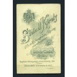 Steindl Károly műterme, Békéscsaba, elegáns karcsú nő gyönyörű ruhában, monarchia, Békés megye, 1900-as évek, Eredeti CDV, vizitkártya fotó.  