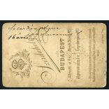 Szerdahelyi műterem, Budapest, Fehérváry Anna 16 éves korában, elegáns fiatal lány kesztyűben, kalappal, monarchia, 1892, 1890-es évek, Eredeti CDV, hátulján feliratozott vizitkártya fotó.  