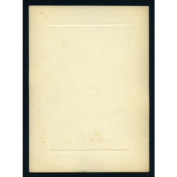 Nagyobb méret, a Vajdahunyad vára télen. Budapest, Horthy-korszak 1930, 1930-as évek, Eredeti fotóról készült művészi nyomat, papírkép „Balla” szignóval.  