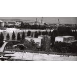 Nagyobb méret, Szendrő István fotóművészeti alkotása, fürdőzők a Hajós Alfréd Nemzeti Sportuszodában, nyár, Budapest, Margit-sziget, 1930-as évek. 