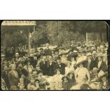 Salgó Sándor fényképész, Herkulesfürdő, Erdély Jászapáti, fiatal férfiak boroznak egy asztalnál,  Jász-Nagykun-Szolnok megye, Horthy-korszak, helytörténet, 1930-as évek, Eredeti fotó, papírkép, alsó s