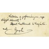 Magyar katona egyenruhában, gyönyörű installáció, fotó dombornyomott képeslapba ragasztva, Regőcére (Vajdaság) címezve, 1. világháború, monarchia, helytörténet, 1914, 1910-es évek, Eredeti fotó, papír