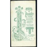 Nagyobb méret, Dunky Fivérek, Kolozsvár, Erdély, elegáns házaspár portréja, bajusz, monarchia, helytörténet, 1890-es évek, Eredeti korai kabinetfotó. 