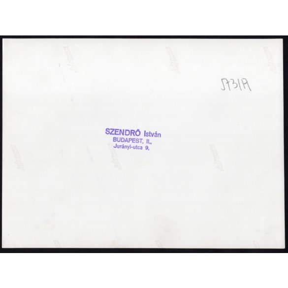 Nagyobb méret, Szendrő István fotóművészeti alkotása, a nagy fogás, halászat a Dunán, 1930-as évek. Eredeti, pecséttel jelzett fotó, papírkép, Agfa Brovira papíron.