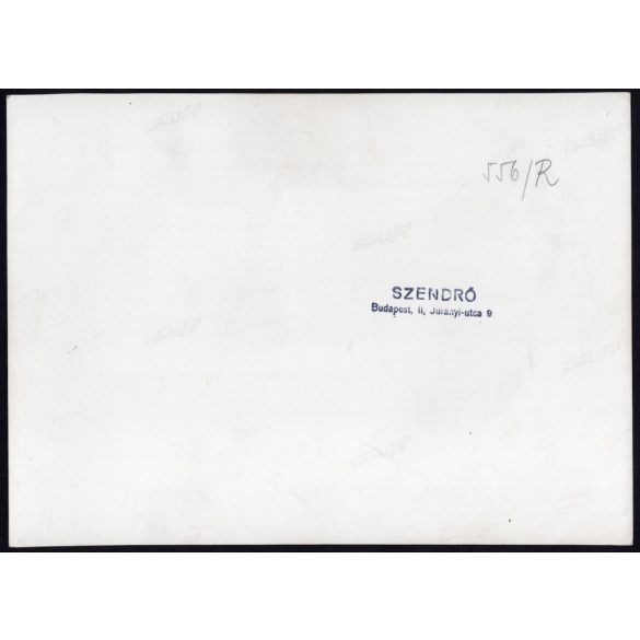 Nagyobb méret, Szendrő István fotóművészeti alkotása, csikós lóháton, lovasszekér, gémeskút, 1930-as évek. Eredeti, pecséttel jelzett fotó, papírkép, Agfa Brovira papíron. 