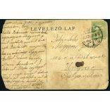 Ismeretlen műterem, elegáns nők vert csipkéből függönyt készítenek, varrógép, monarchia, 1908, 1900-as évek, Eredeti fotó, papírkép, Brassóból Ungvárra küldve, sarkai hiányosak, felülete kopott.  