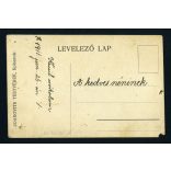 Joanovits testvérek műterme, Kolozsvár, Erdély,elegáns hölgy gyönyörű kalapban, ernyő, különös háttér, monarchia, helytörténet, 1911, 1910-es évek, Eredeti fotó, papírkép, apró sérülésekkel. 