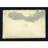 Magyar katona (határőr?) egyenruhában kisfiával, kerékpár, bicikli, jármű, közlekedés, Horthy-korszak, 1930-as évek, Eredeti fotó, papírkép.   