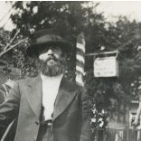 Zsidó kereskedő a magyar-román vámnál, határátkelő, lovaskocsi, jármű, közlekedés, Horthy-korszak, Szabolcs-Szatmár-Bereg megye, 1930-as évek, Eredeti fotó, papírkép. 